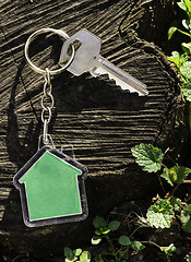 Image showing Keychain in a shape of house