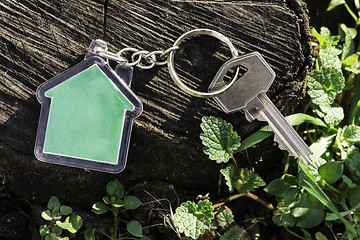 Image showing Keychain in a shape of house