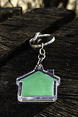 Image showing Keychain in a shape of house