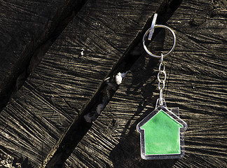 Image showing Keychain in a shape of house