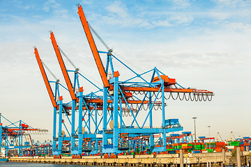 Image showing Port terminal for loading and offloading ships