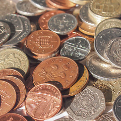 Image showing British pound coin