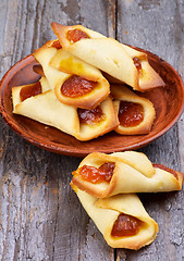 Image showing Cookies with Jam Wrapped