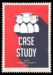 Image showing Case Study on Red in Flat Design.