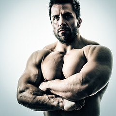 Image showing bodybuilding man