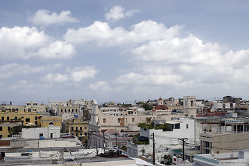 Image showing rooftops of old san juan, puerto rico