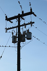 Image showing Power Pole