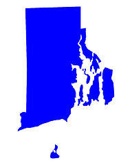 Image showing Map of Rhode Island