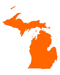 Image showing Map of Michigan