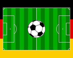 Image showing Soccerfield Germany