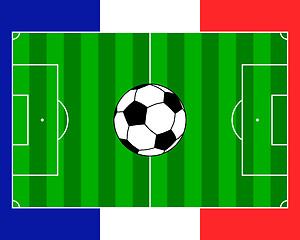 Image showing Soccerfield France
