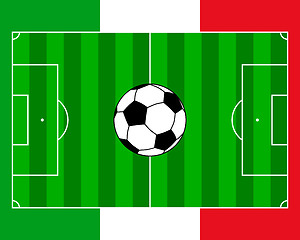 Image showing Soccerfield Italy