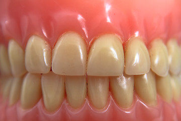 Image showing teeth posthesis background