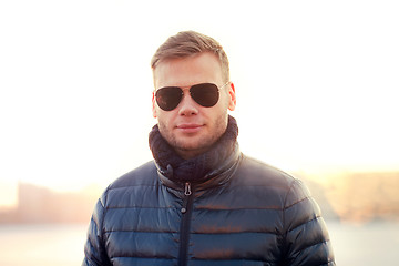 Image showing Portrait of young man in sunglasses