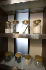 Image showing Containers on the Shelf