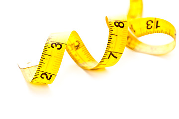 Image showing yellow measuring tape