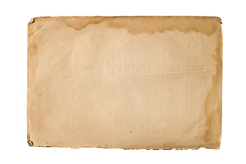 Image showing old paper sheet