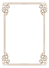 Image showing Vintage vector frame