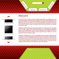 Image showing Webpage design for blog