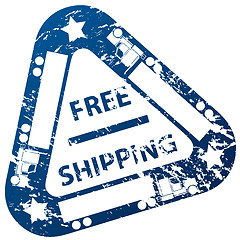 Image showing Free shipping stamp
