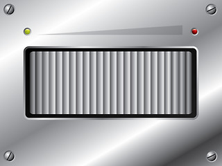 Image showing Metallic volume control design 