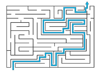 Image showing Labyrinth with way out