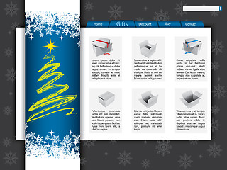 Image showing Christmas online giftshop