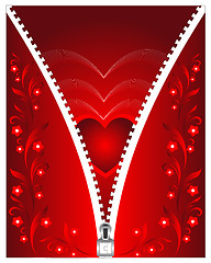 Image showing Valentine day card 