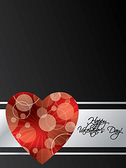 Image showing Valentine greeting card design