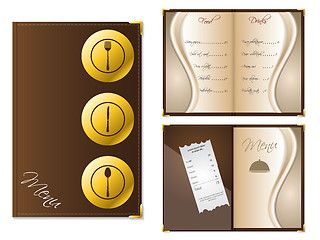 Image showing Menu design for restaurants