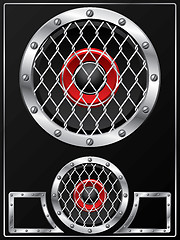 Image showing Speaker with grid design