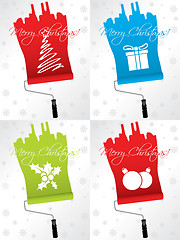 Image showing Shifty christmas greeting card set