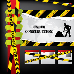 Image showing Website design under construction