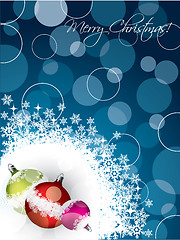 Image showing Christmas greeting card design