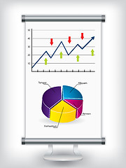 Image showing Roll up stand with charts