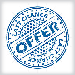 Image showing Last chance offer seal design