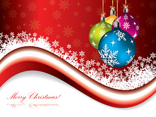 Image showing Christmas backdrop