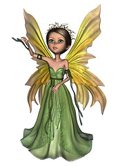 Image showing Green Fairy Butterfly