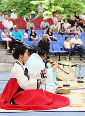 Image showing Traditional South Korean performance - EDITORIAL ONLY