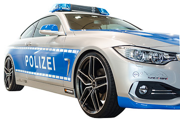 Image showing New model 2014 of German police urban patrol car