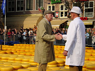 Image showing Selling the Cheese