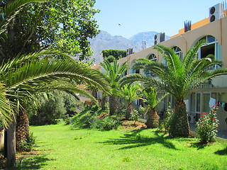 Image showing greece garden and architecture