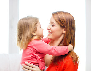 Image showing hugging mother and daughter