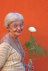 Image showing Happy senior woman