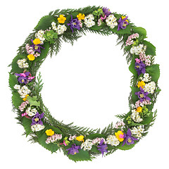 Image showing Wildflower Wreath