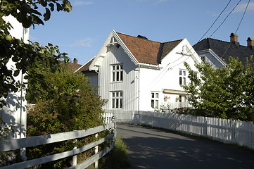 Image showing White summerhouse