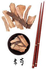 Image showing Red Peony Root