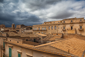 Image showing Above the rooftops in Noto 