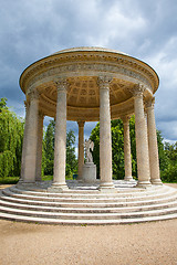 Image showing The detail of Temple of Love in Versailles 