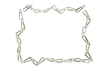 Image showing Paper clips frame

